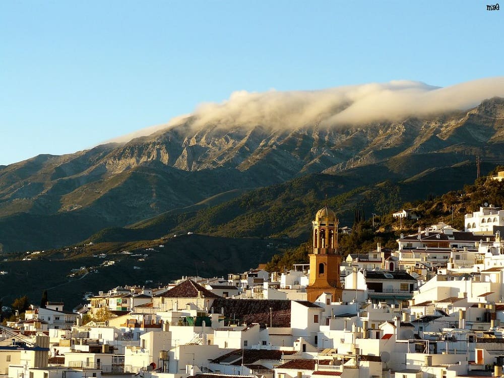 The breathtaking town of Competa, in Malaga, Andalusia, Spain.