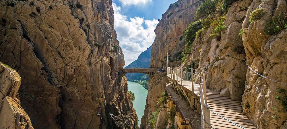 Picture of the views in The Caminito del Rey Malaga