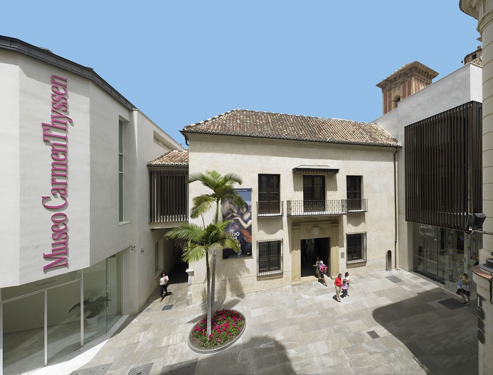 The wonderful Carmen Thyssen Museum in Malaga, Andalusia, Spain.