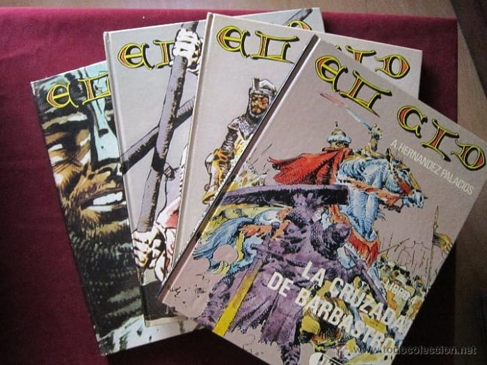 A bunch of Spanish comics from El Cid by Antonio Hernández Palacios.