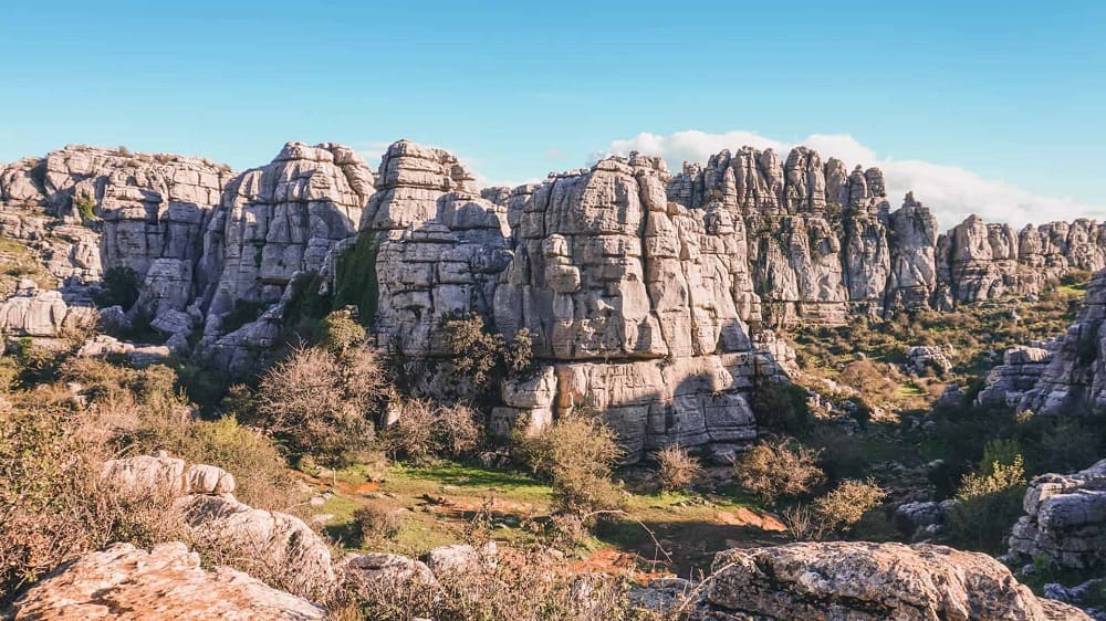 A wonderful view of El Torcal de Antequera, one of the best natural attractions in Andalusia.