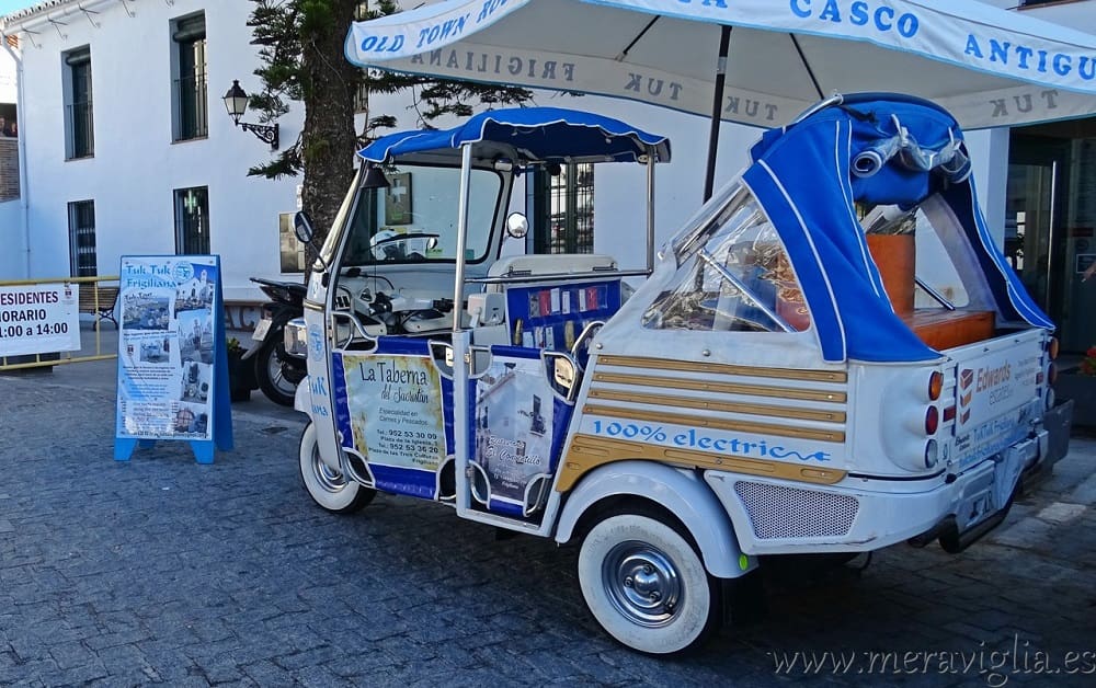 One of the tuk-tuks from Frigiliana.