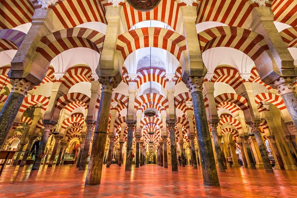 A wonderful view about the Mezquita, Great Mosque, in Granada, Andalusia, Spain. A great example of Moorish architecture.