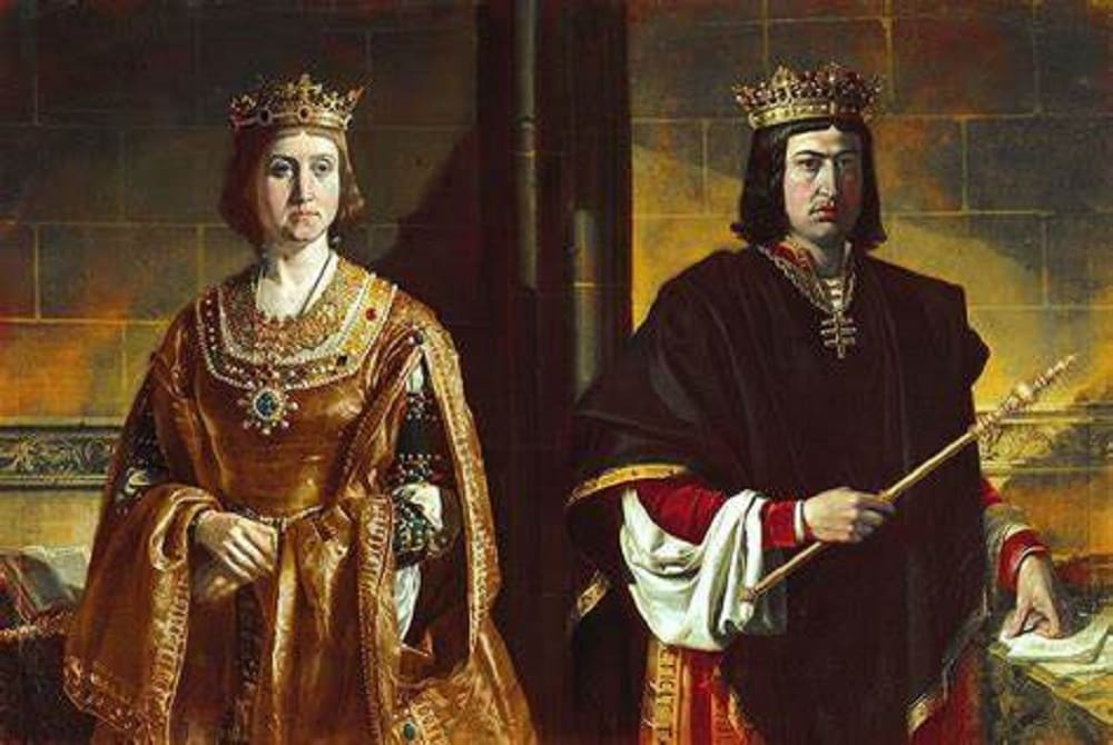 a picture of the first king and queen of spain 
