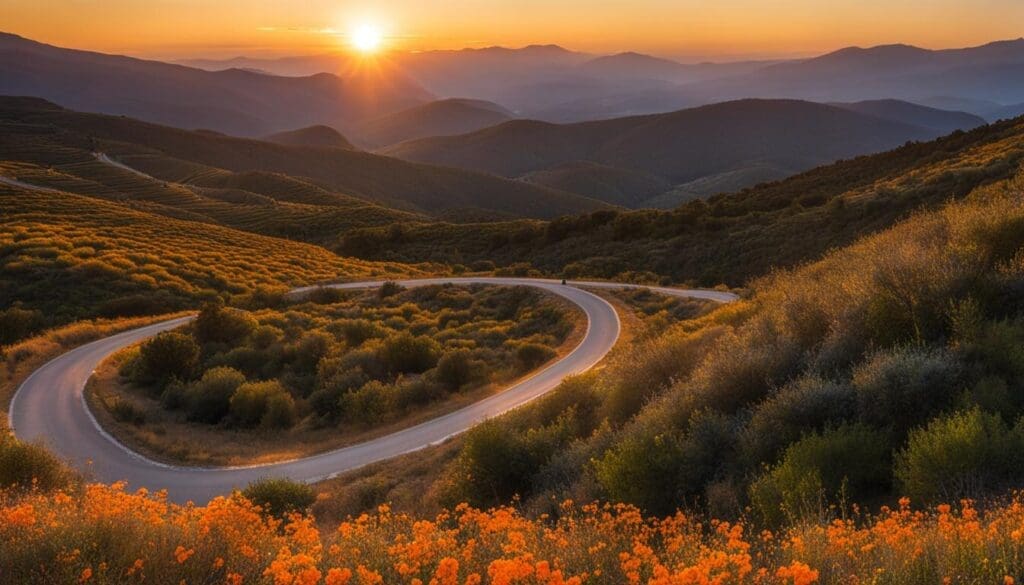 Scenic Drive in the Sierra de Almijara