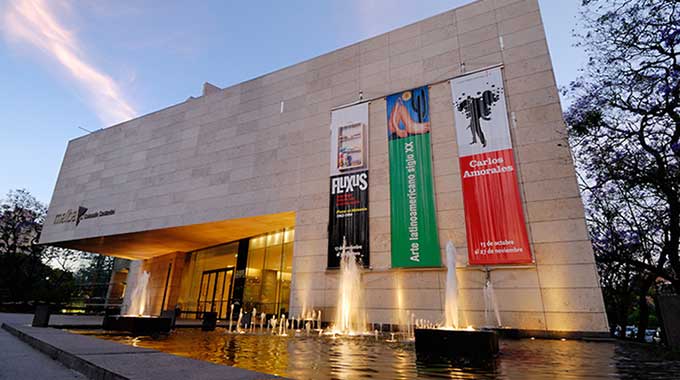 MALBA modern art museum entrance