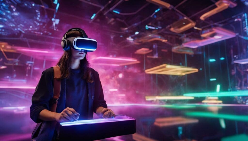 metaverse immersive virtual reality image