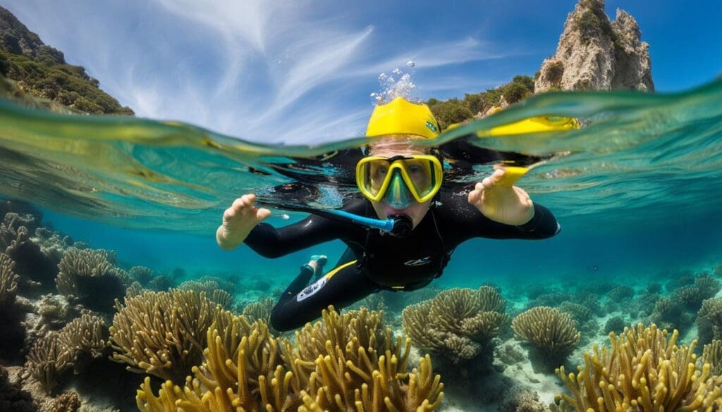 snorkeling in Nerja